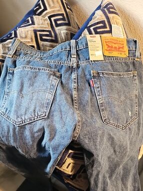 Levi's Men's Slim Straight Blue Jeans - Light Wash